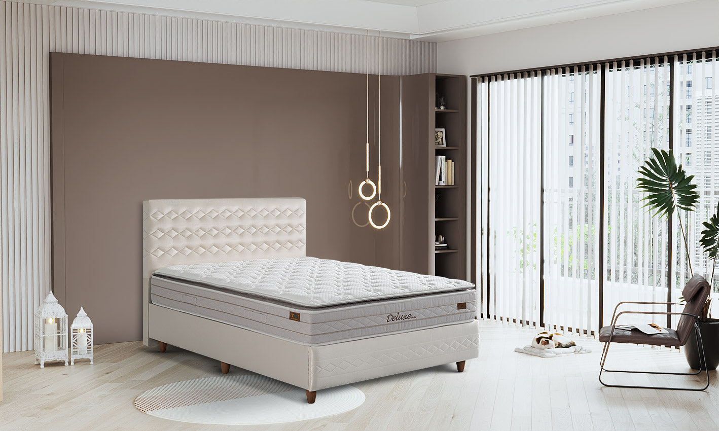 ALTIN ORTOPEDİK 3'LÜ YATAK SETİ - DELUXE PEDLİ